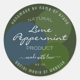 Etiquetas de empacotamento de produtos elegantes v