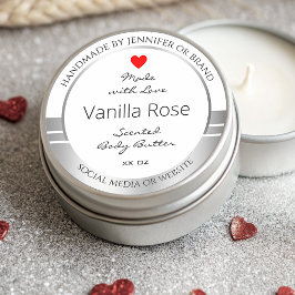 Etiquetas de empacotamento de produtos Novelty Whi