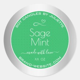 Etiquetas de Encapsulamento de Efeito Metálico de 