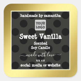 Etiquetas de encapsulamento de logotipo personaliz