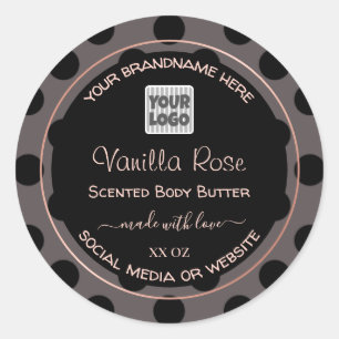 Etiquetas de encapsulamento de produto Dourado Ros