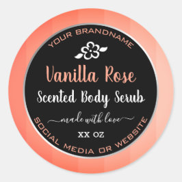 Etiquetas de encapsulamento de produtos, cor-de-ro