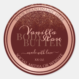 Etiquetas de encapsulamento de produtos da Borgonh