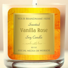 Etiquetas de encapsulamento de produtos elegantes