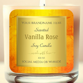 Etiquetas de encapsulamento de produtos elegantes