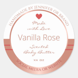 Etiquetas de encapsulamento de produtos luxuosos R