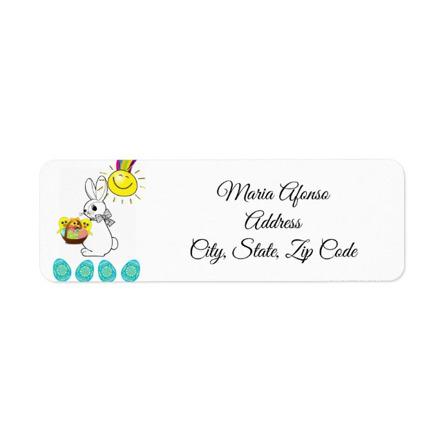 Etiquetas de endereço (Frente)