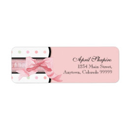 Etiquetas de endereço - Arco e pontos franceses do