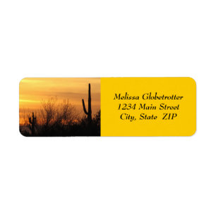 Etiquetas de endereço--Arizona Sunset-3