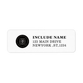 Etiquetas de Endereço com Logotipo Personalizado P