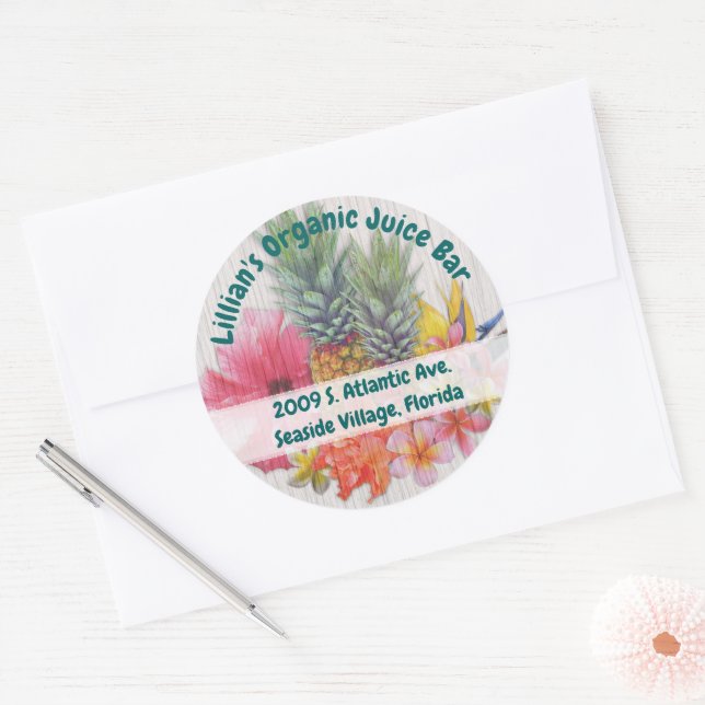 Etiquetas de Endereço Comercial Personalizadas Col (Envelope)