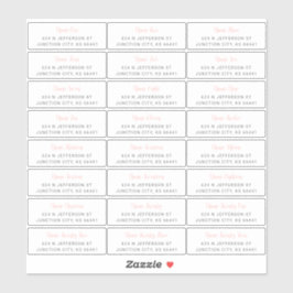 Etiquetas de Endereço Convidado