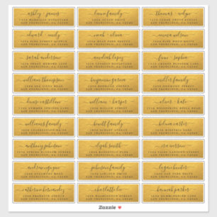 Etiquetas de Endereço Convidado para Casamento Dou