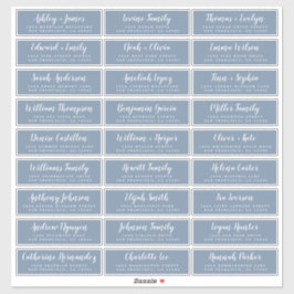 Etiquetas de Endereço Convidado para Casamento Per