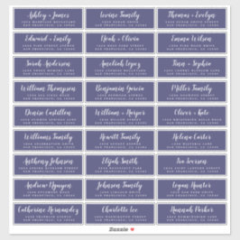 Etiquetas de Endereço Convidado para Casamento Per