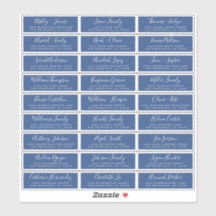 Etiquetas de Endereço Convidado para Casamento Per