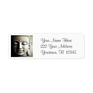 Etiquetas de endereço da imagem de Buddha