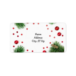 Etiquetas de Endereço de Alegria de Natal