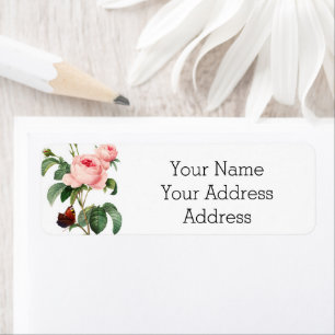Etiquetas de Endereço de Avery Personalizada Rosa