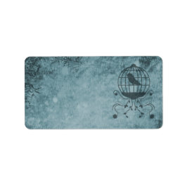 Etiquetas de endereço de aves de galinha-jaula de 