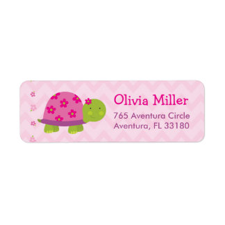 Etiquetas de Endereço de Bebê Personalizado Rosa T