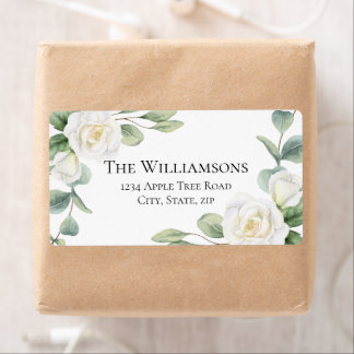 Etiquetas de Endereço de Casamento Vintage Floral 