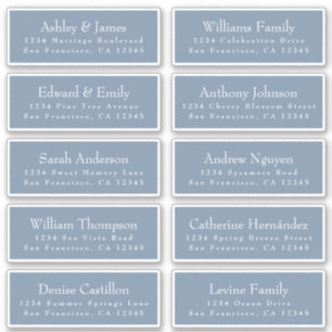 Etiquetas de Endereço de Convidado de Casamento A