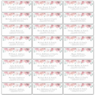 Etiquetas de Endereço de Convidado Individual Dus