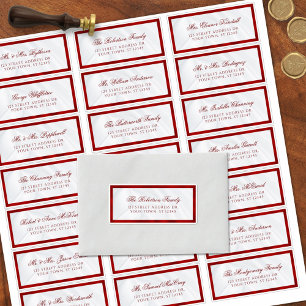 Etiquetas de Endereço de Convidado para Casamento