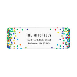 Etiquetas de Endereço de Devolução Coloridas | FES