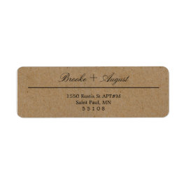 Etiquetas de Endereço de Devolução de artesanato