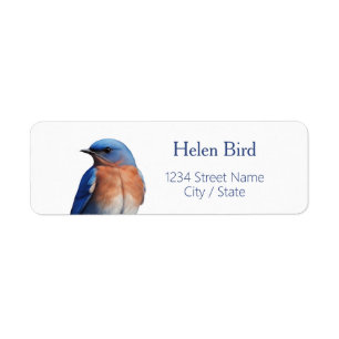 Etiquetas de Endereço de Devolução de Bluebird
