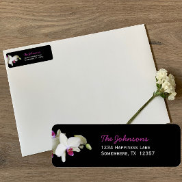 Etiquetas de Endereço de Devolução de Casamento —