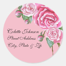 Etiquetas de Endereço de Devolução de Casamento de