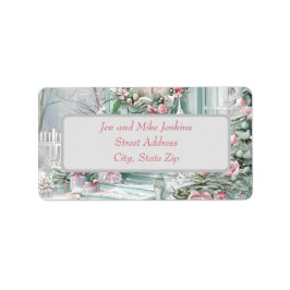 Etiquetas de Endereço de Devolução de Feriado de P