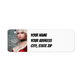 Etiquetas de Endereço de Devolução de Natal Person