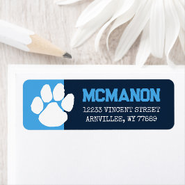 Etiquetas de Endereço de Devolução para Graduação 