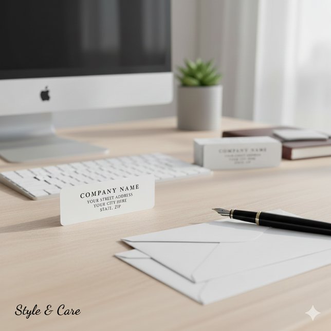 Etiquetas de Endereço de Devolução Personalizadas  (Personalized Return Address Labels - Add Your Text)