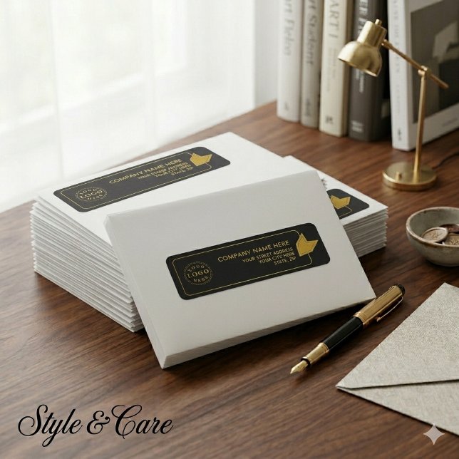 Etiquetas de Endereço de Devolução Personalizadas  (Personalized Return Address Labels - Add Your Text)