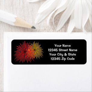 Etiquetas de endereço de devolução personalizadas 