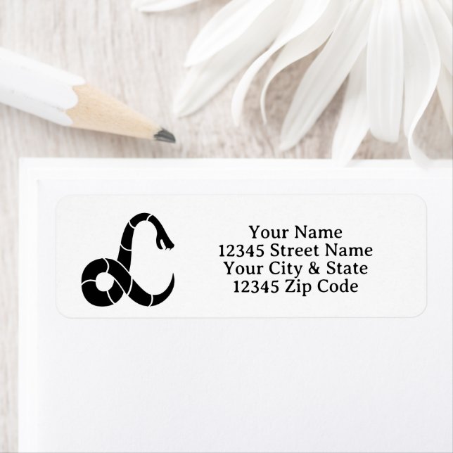 Etiquetas de endereço de devolução personalizadas  (Insitu)