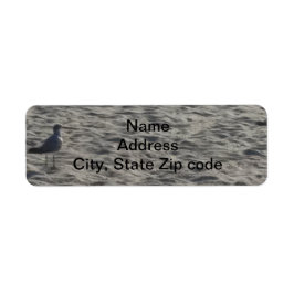 Etiquetas de endereço de gaivota