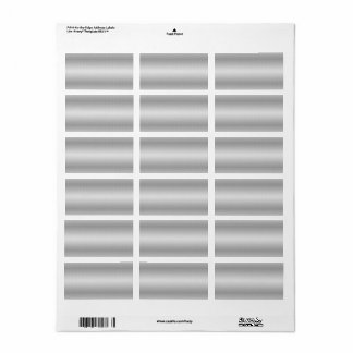 Etiquetas de endereço de impressão para a borda