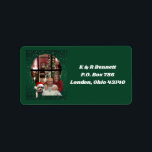 Etiquetas de endereço de Natal Bennett da K & R<br><div class="desc">Os rótulos do endereço de Natal "K & R Bennett" são um design. Veja uma variedade de outros produtos de presentes correspondentes em nossa frente MailBoxGreetingCards Zazzle Store. Todos os produtos vendidos separadamente. Divirta-se comprando e comprando!</div>