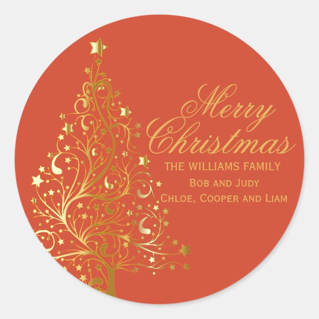Etiquetas de Endereço de Natal Personalizado Verme (Frente)