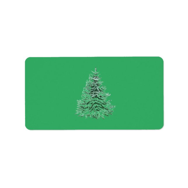 Etiquetas de endereço de Natal SEASONAL (Frente)
