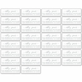 Etiquetas de Endereço de Retorno Chic 3,42 x 1,45