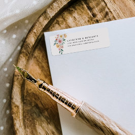 Etiquetas de Endereço de Retorno de Casamento de S