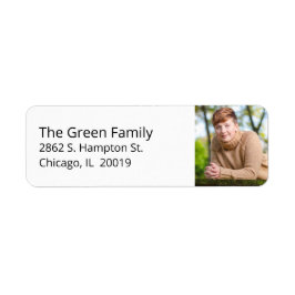 Etiquetas de Endereço de Retorno de Foto para Grad