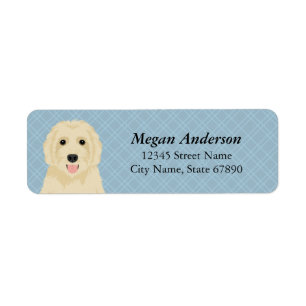 Etiquetas de Endereço de Retorno de Goldendoodle